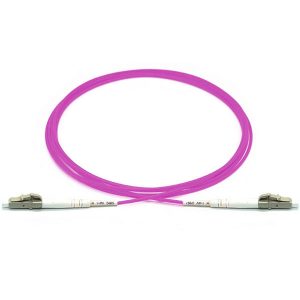 LC/UPC - LC/UPC OM4 Simplex Fiber Optic Patch Cord