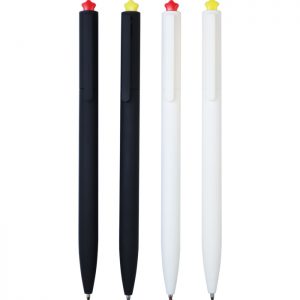 Lovely Twisting Style Star-shaped Plastic Ballpoint Pen