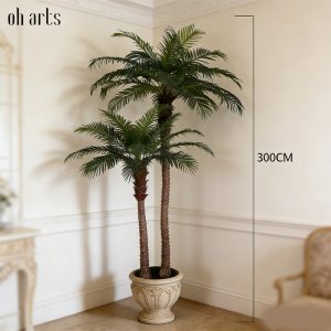 OH ARTS|Customizable Artificial Coconut Palm Tree – OEM/ODM Service, Lifelike Foliage, Durable for Indoor/Outdoor Use