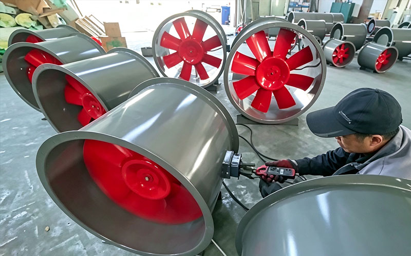 High-Temperature Axial Smoke Exhaust Fan: Reliable Fire Safety Ventilation for Commercial and Industrial Buildings