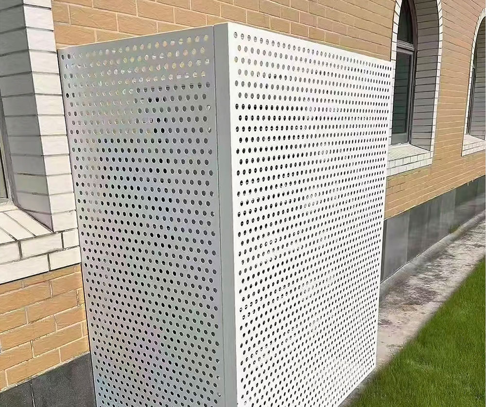 Perforated Aluminum Decorative Panel for Exterior Wall Cladding | WOLINGER